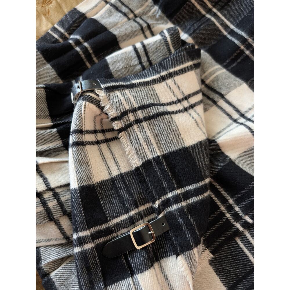 VTG Bullock's Made in Scotland Cashmere Wool Plaid Kilt 8 - Picture 5 of 8